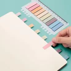 600 Marcadores de Página Stick Adesivos Notas Adesivas para anotações livros cadernos agendas post it