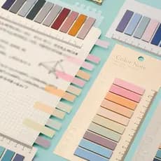 400 Marcadores de Página Stick Adesivos Notas Adesivas para anotações livros cadernos agendas post it