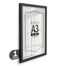Quadro Moldura A3 30x40 Porta Retrato Com Vidro Certificado Caixa Alta