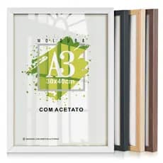 Quadro Moldura Fotografia Porta Retrato Com Acetato Certificado