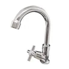 Torneira de cozinha para bancada mesa em ABS cromada em U