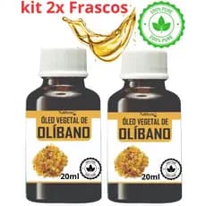 Óleo de Olíbano Puro 100ml 2x Potes - Prensado a Frio