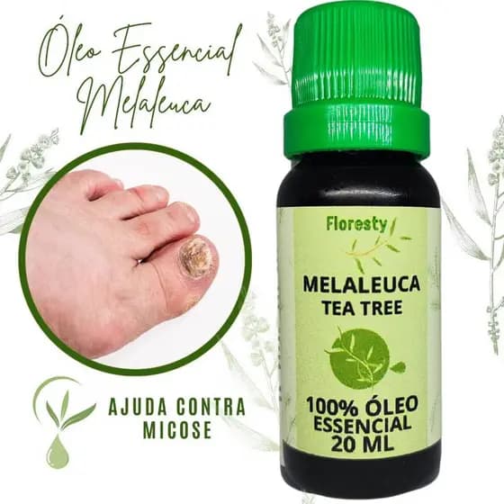Óleo Essencial Melaleuca 100% Puro (TEA TREE) | Combate à Micose | Fungos | Acnes | Oleosidade | Caspa | Óleo Melaleuca