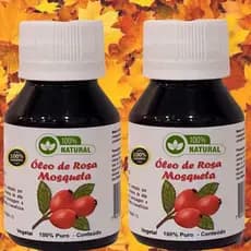 kit 02 Pote Óleo de Rosa Mosqueta Puro 100 ml Rubignosa - Previne Estrias | anti-rugas | Hidrata