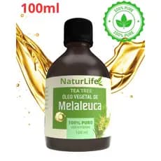 Óleo Essencial de Melaleuca 100ml Puro 100% Vegetal - Clareador de Manchas, Estrias, Cicatriz, Micose - Massagem