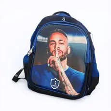 Mochila Estampada Estrela Do Futebol Neymar Jr Exclusiva Xiu