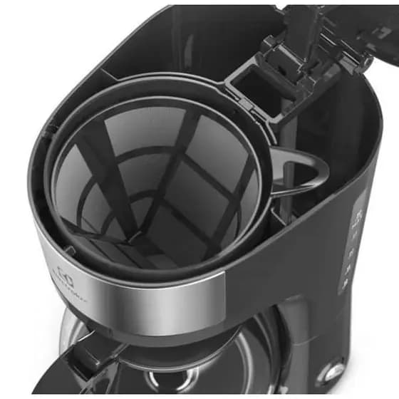 Cafeteira Elétrica ECM20 30 Xícaras Efficient Função Manter Aquecido Cor Inox Preta Electrolux 110