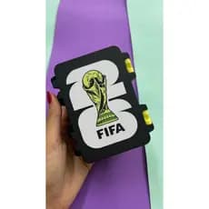 Porta Figurinhas da Copa Personalizado 3D | Caixa Organizadora 1 ou 2 Divisórias