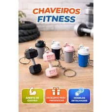 Chaveiros Fitness Diversos Modelos Gym Academia CrossFit