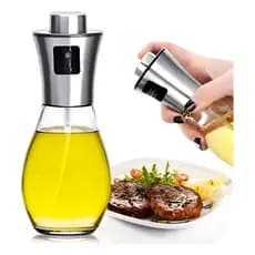 Spray De Azeite Borrifador Pulverizador Porta Vinagre Vidro 180ML Cozinha Óleo Tempero Galheteiro