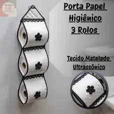 Porta Papel Higiênico Avulso e Kit 2 Pçs Matelado 3 Rolos Banheiro Ultrassônico Entrega Rápida!