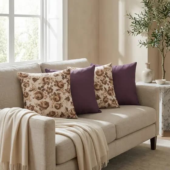 Capa de Almofadas Kit 2, 4 ou 6  Pçs 40x40cm Gorgurinho com zíper | Decorativa para Sala, Quarto