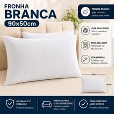 Kit 02 Fronhas Percal 400 fios ou Avulsa, Capa para Travesseiro King e Super King, 90x50 ,50x90.