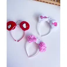 TIARA INFANTIL POMPOM BARBIE