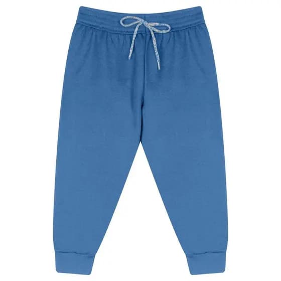 CALÇA INFANTIL MOLETOM PELUCIADA LISA FANTONI 1 A 3 ANOS