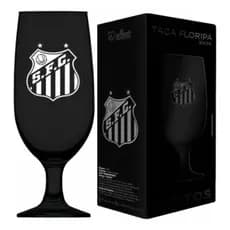 Taça De Cerveja Floripa Do Santos Em Vidro 300ml Com Caixa Licenciado