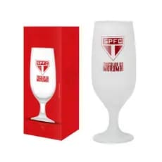 Taça De Cerveja São Paulo Fc Em Vidro 300ml Licenciada