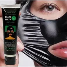Mascara Preta Matto Verde Removedora de Cravos Skin Care  Black Mask