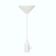03 Fio Pendente Cabo Pp 1mt Lustre Soquete Liso E27 110/220v