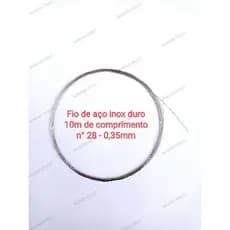 Fio de aço para pesca n°28 - 10m