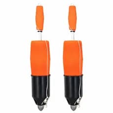 Kit Boia de Pesca Cevadeira 2un 35g Pesqueiro Pacu Tamba Anteninha Barata Cevadoura Chicote Aluminio