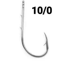 Anzol de Pesca 4330 10/0 kit 10 pcs Super Strong Marine Sports Dourado Pescaria Jau Pirarara Rio Mar