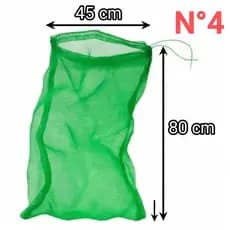 Saco de Peixes Kit 2 pcs Pesca 80cm x 45cm Sambura Covo Viveiro Rede Nailon Verde Pesqueiro Pescaria