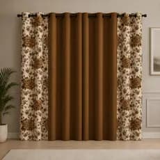 Cortina Floratta Estampada 200x170cm Perfeita para Toda Casa - Envio Imediato