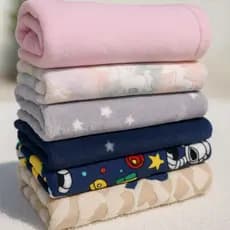 Kit 3 Cobertor Manta Soft Microfibra para Bebê Infantil Inverno