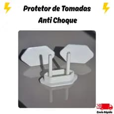 24 Protetor de Tomada Kit Segurança de Bebê Contra Choque