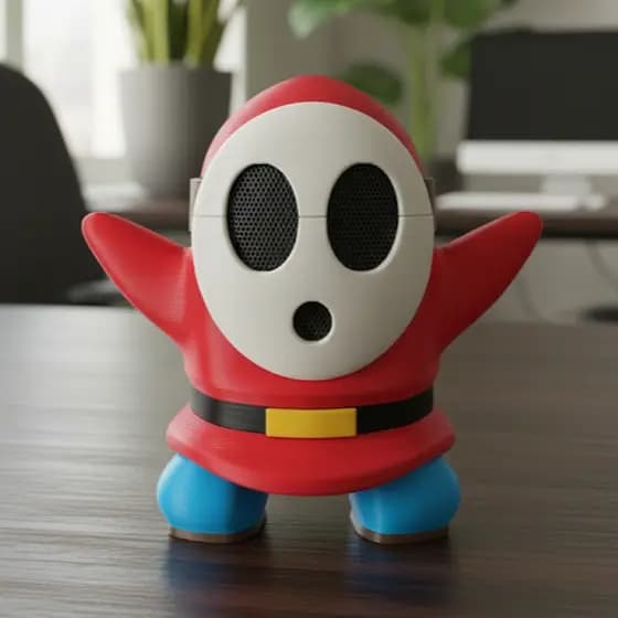Boneco Shy Guy Mascarado 15cm | Estátua Action Figure | Boneco Colecionável | Decoração| Setup Gamer