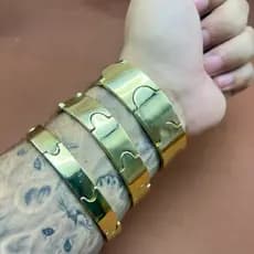 Bracelete pulseira masculina 100% Moeda Antiga