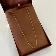 Corrente Elo Português Pp Ouro 10k 45cm Garantia Eterna