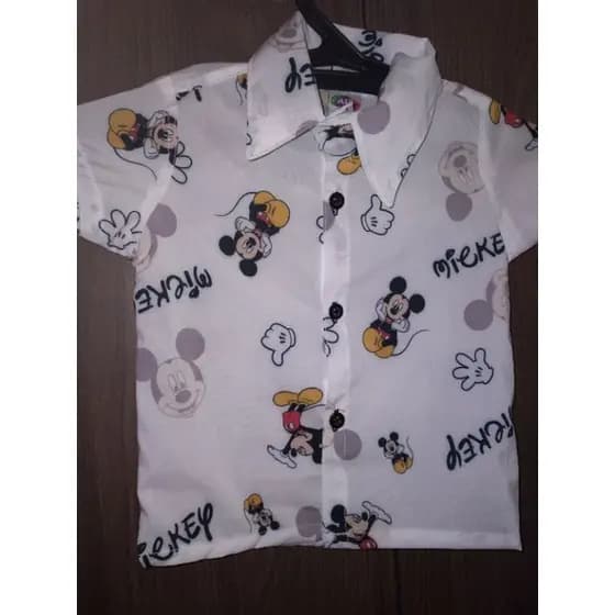 Camisa infantil social ratinho / aniversário ratinho festa infantil/ Camisa temática infantil personagem ratinho