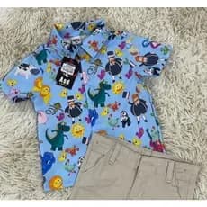 Camisa temática infantil Personagem infantil / Aniversário Personagem