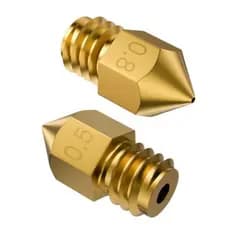 Bico Nozzle 1.75mm 0.2 / 0.3 / 0.4 / 0.5 / 0.6 / 0.8 / 1.0 Mk8 / E3D / Volcano Impressora 3d Ender 3 Creality Elegoo K1