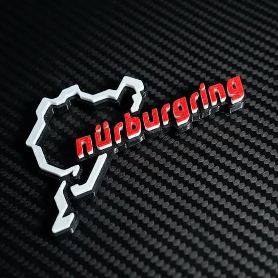 Emblema Personalizado Nurburgring Carro Gearhead