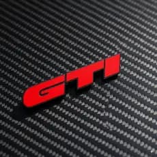 Emblema GTI Volkswagen Gearhead Personalizado Carro