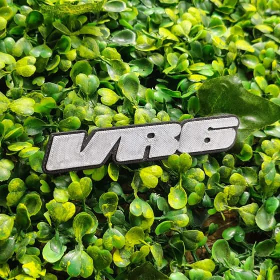 Emblema Volkswagen VR6 Gearhead Personalizado
