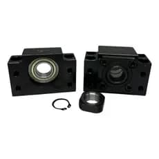 Par De Mancais Bk17 E Bf17 Furo 17mm P/ Fuso De Esferas Cnc