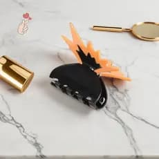 [PEBR] Grampo De Cabelo De Emenda Acrílica Coreana Para Meninas Garra Elegante Cor Contrastante Acessórios Femininos [fa