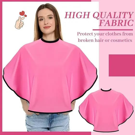[PEBR] Capa Para Corte De Cabelo De Barbeiro Reutilizável À Prova D'água Tingido Xale Ferramenta De Salão De Cabeleireir