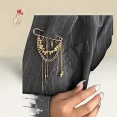 [PEBR] Broches Criativos De Metal Com Miçangas Em Formato De Coração , Ajustando A Calça , Pernas , Cinto , Alfinete De