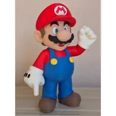 Boneco Super Mario 3d Decoração/Colecionável Impressão 3d