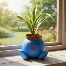 Vaso Oddish Pokémon Decoração