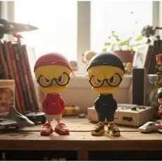 Boneco Piu Piu Urban Vibes Decorativo Colecionável