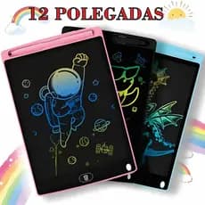 Lousa Magica Tela Lcd Tablet Infantil Escrever Desenhar 12 Polegada Brinquedo Infantil Menina Menino