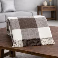 Manta Para Sofá Gigante 2,40x1,80m Grande Decorativa 100% Algodão Premium Resistente Luxo