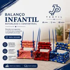 Cadeirinha de Balanço Infantil em Madeira Reforçada | Até 35kg | 1 a 10 Anos | Direto da Fábrica