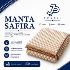 Manta para Sofá Safira Grande 2,70X2,60m Gigante Capa Protetora Decorativa Luxo Direto da Fábrica